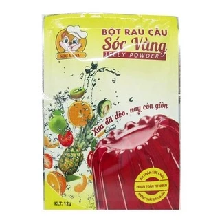 Bột rau câu SÓC VÀNG 12g (1 gói)