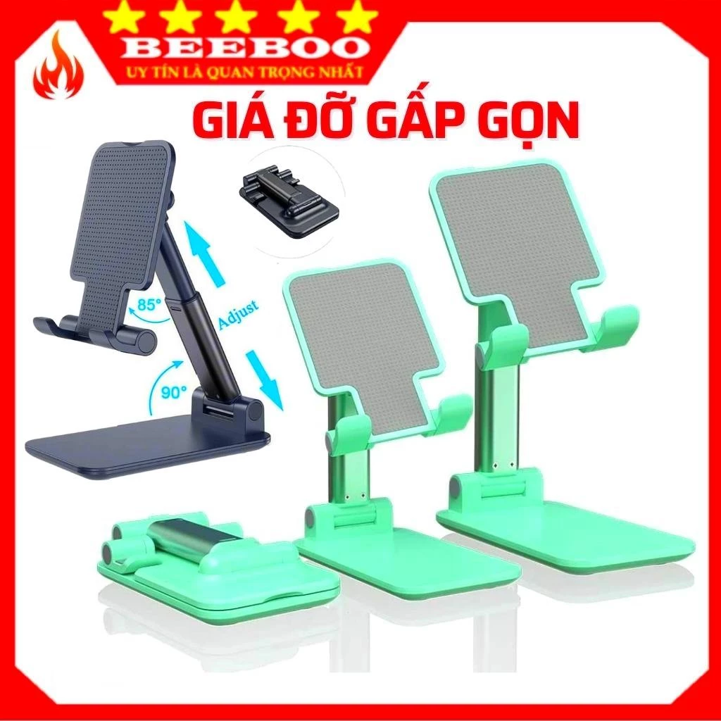 Giá Đỡ Điện Thoại, Máy Tính Bảng, Kệ Đỡ Đa Năng Dễ Gấp Gọn - tiện dụng cho livestream và học online