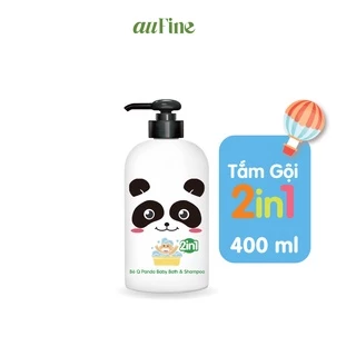 auFine Bé Q Panda Baby Tắm Gội 2 in 1 Trẻ Em 400ml