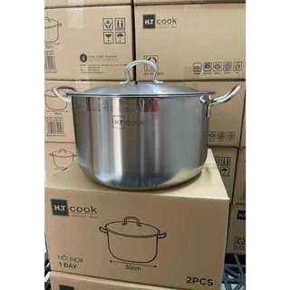 NỒI LUỘC GÀ INOX CAO CẤP HT COOK 30CM DUNG TÍCH 8 LÍT