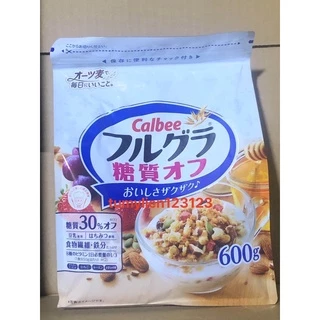 Date 10 / 2024 - Ngũ Cốc Calbee ít đường Nhật Bản gói 600gr