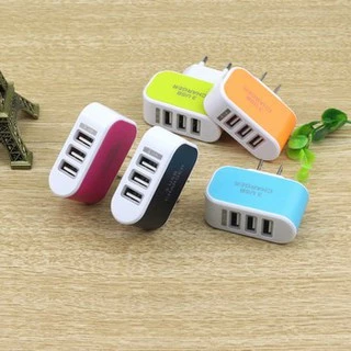 Cốc Sạc 3 Cổng Usb