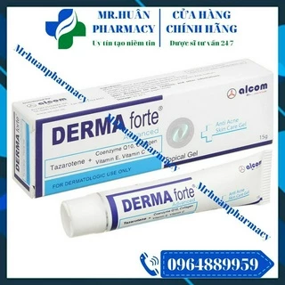 Derma Forte 15g  - Giúp giảm mụn trứng cá, ngừa thâm, dưỡng trắng mịn da, giúp làm mờ sẹo