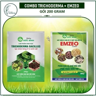 Chế phẩm sinh học Trichodemar bacillus 200gr + Emzeo 200gr