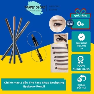 Chì kẻ mày 2 đầu Hàn Quốc Designing Eyebrow Pencil