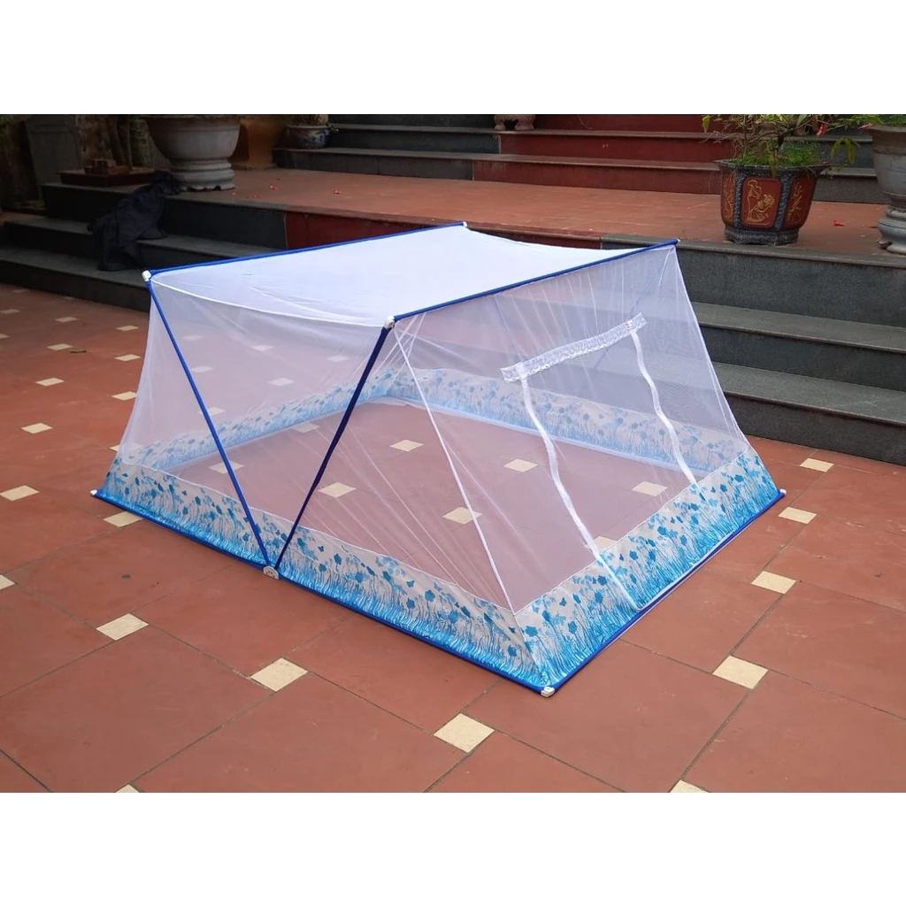 Màn xếp thông minh khung inox chân viền cao cấp Có Cửa từ 1m4- Hàng Chính hãng