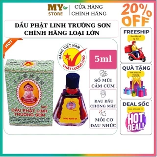 (Chính Hãng) Dầu Phật Linh Trường Sơn Loại Lớn 5ml