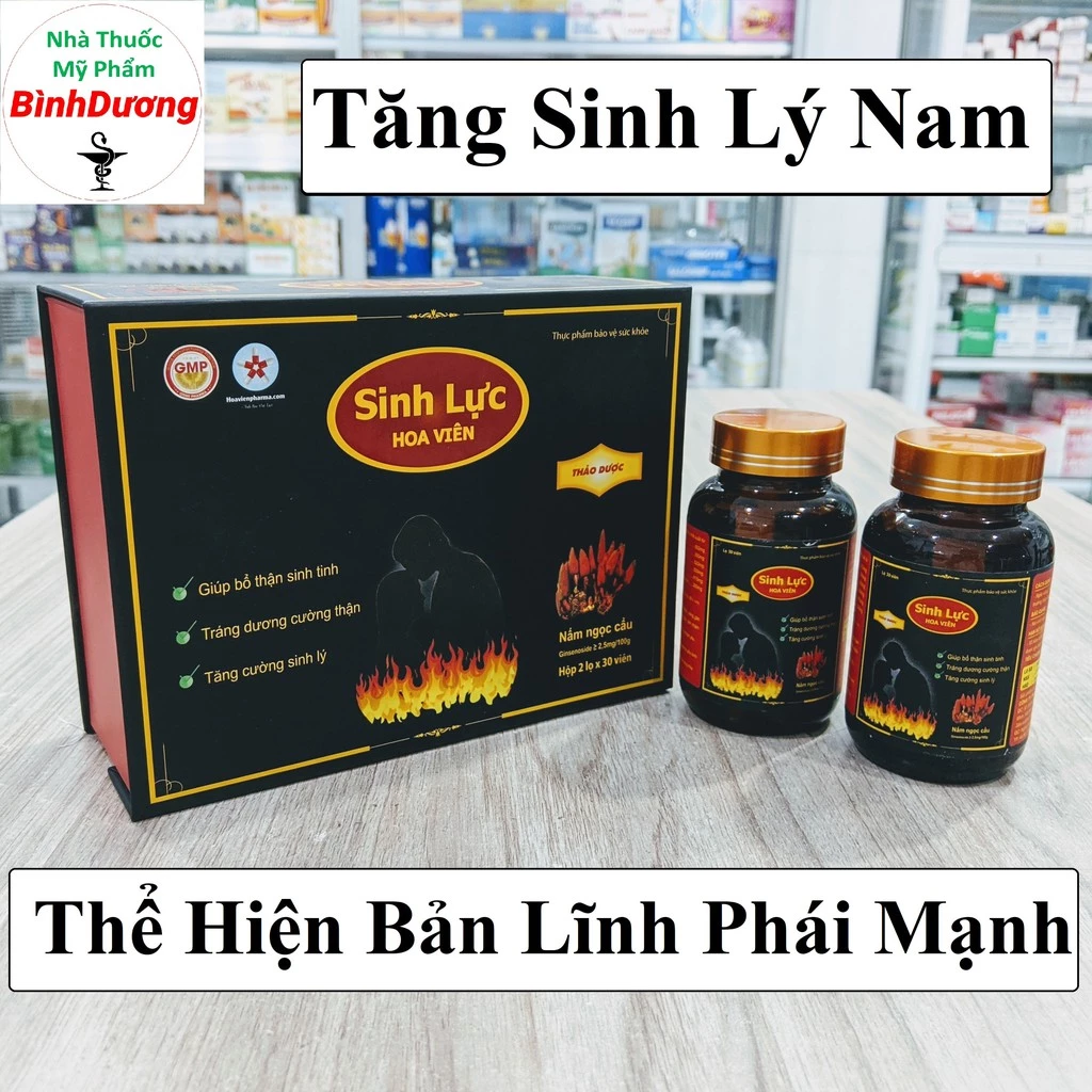 Viên uống Tăng Sinh Lực Phái Mạnh 💪 Free Ship 💪 Sinh Lực Hoa Viên cải thiện sức khỏe, tăng cường sinh lý nam giới