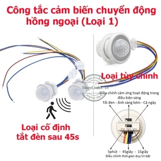 [LOẠI 1] Công Tắc Cảm Biến Chuyển Động, Công tắc cảm ứng chuyển động