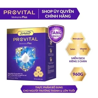 Sữa bột Provital hộp giấy 960g - miễn dịch kiềng 3 chân