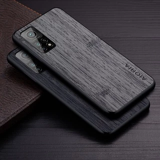 Ốp Lưng Cho xiaomi mi 10t pro Lite 5G funda Họa Tiết Gỗ Tre Da Cao Cấp coque Cho xiaomi mi 10t pro case Cover