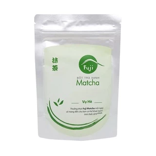 Bột Trà Xanh Nguyên Chất Fuji Matcha Hè Pha Chế Đồ Uống, Làm Bánh 100g/30g | Trà Chính Sơn