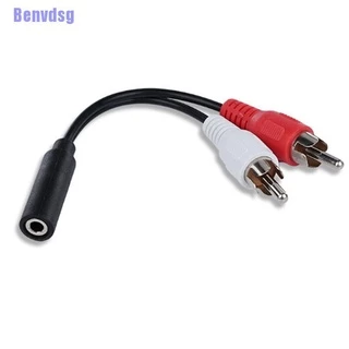 Cáp Chuyển Đổi Âm Thanh 2 Trong 1 Từ 3.5mm Sang 2rca Chuyên Dụng