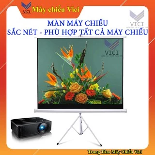 Màn Chiếu 3 Chân 70inch - 1m25 x 1m25. Kích thước nhỏ gọn, màn chiếu chuyên dùng sự kiện, dễ vận chuyển, khung chắc chắn