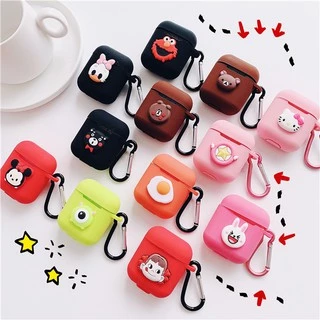 [Được chọn mẫu] Vỏ ốp case bảo vệ airpod airpods chống va đập in hình hoạt hình dễ thương