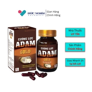 Viên uống tăng cường sinh lý nam Cường Lực Adam Gold (Hộp 30 Viên)