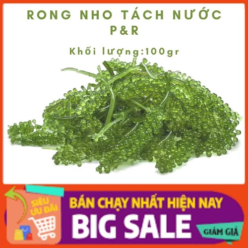 Rong Nho Tách Nước 100gr được nở từ 20gr Hàng chuẩn xuất khẩu