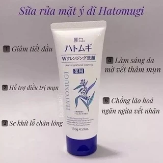 Sữa rửa mặt ý dĩ Hatomugi Naturie 170 ( Size to )