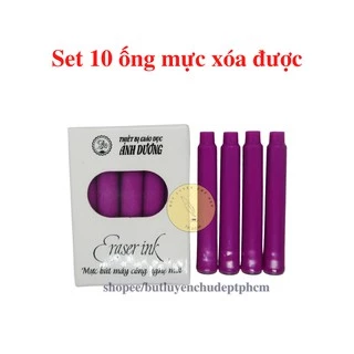 Set 10 ống mực xoá được không cần bơm mực