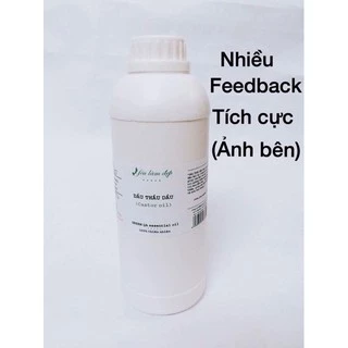 1000ml Dầu Thầu Dầu (Castor Oil) -100% thiên nhiên, dưỡng mi, tóc, da, nguyên liệu  mỹ phẩm