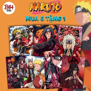 Poster NARUTO Khổ A3  Chất Liệu Giấy In Ảnh (Sẵn Keo Mặt Sau) - Tranh Dán Tường Trang Trí Nội Thất Siêu Tiện Lợi