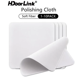 1/2/3/5/10 Khăn lau HdoorLink đánh bóng màn hình điện thoại / máy ảnh 16x16cm hai lớp tiện dụng