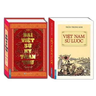 [Mã BMLT35 giảm đến 35K] Sách - Combo Đại việt sử ký toàn thư và Việt Nam sử lược (bìa cứng) 2020 + Tặng sổ tay