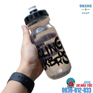 Bình nước thể thao chạy bộ đạp xe leo núi RockBros 700ml màu trong