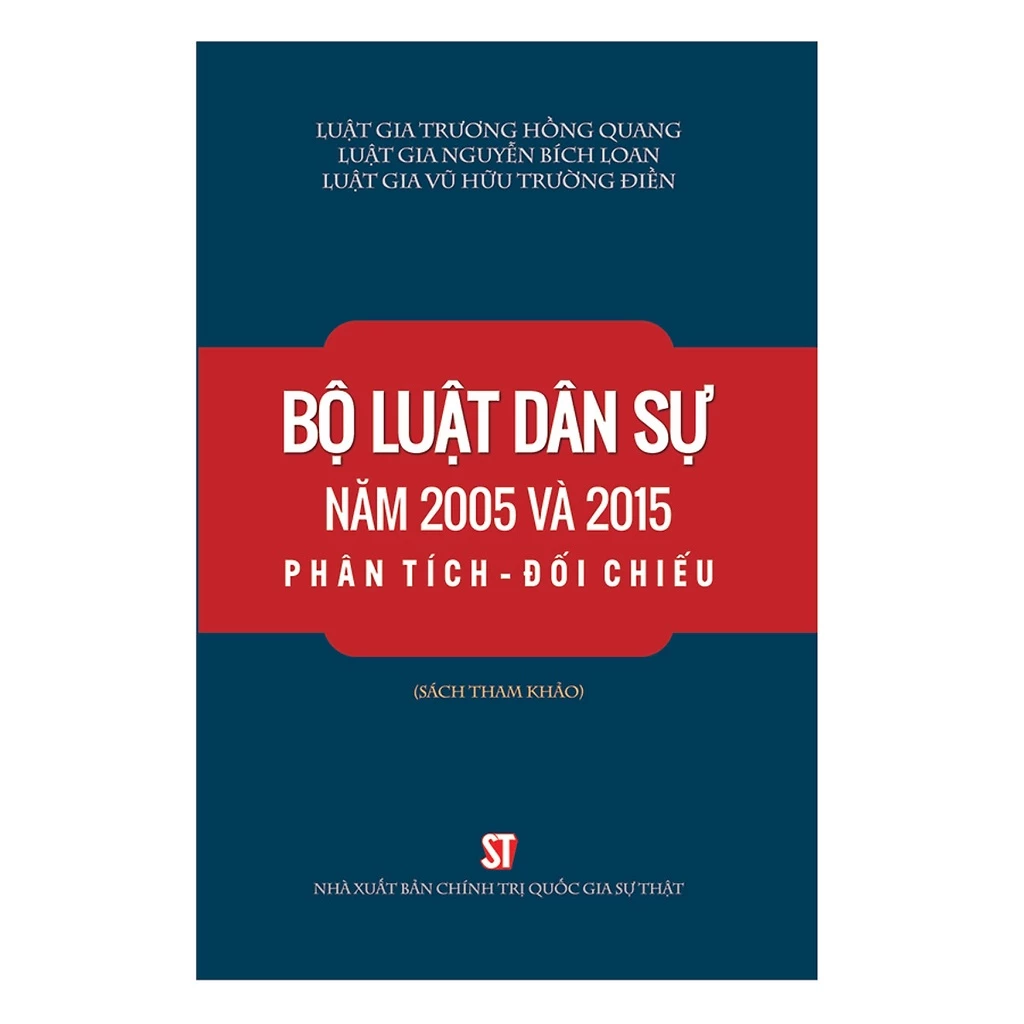 [Sách] Bộ luật dân sự năm 2005 và 2015 phân tích – đối chiếu