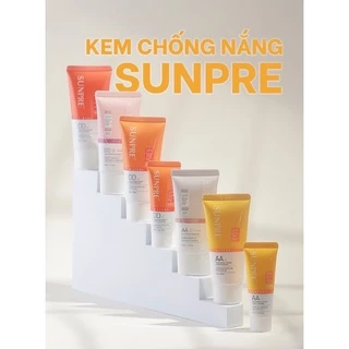 Kem Chống Nắng Mona Frema Sunpre Vàng AA, Cam DD, Hồng DD, Xanh EG, Tím EP, X-Treme