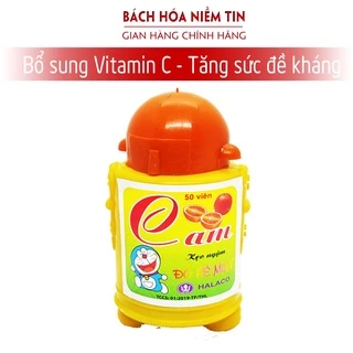 Kẹo ngậm VITAMIN C tăng cường sức đề kháng, tăng sức khỏe, giải nhiệt cơ thể , vị ngọt, thơm hương cam