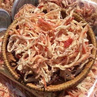 Khô mực một nắng hấp nước dừa xé sợi loại ngon, hũ pet 100g | KingFood - Thế Giới Đồ Ăn Vặt - Đồ Ăn Vặt Hà Nội