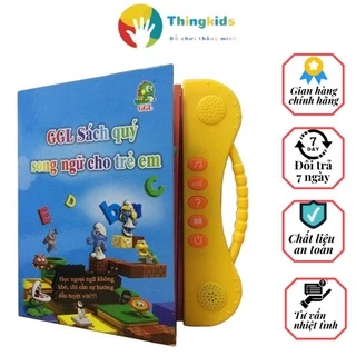 Sách Nói Điện Tử Song Ngữ Anh- Việt Cho Bé Từ 1- 7 Tuổi - Thingkdis