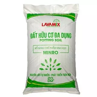 Đất hữu cơ Lavamix bao to 20 dm3 tốt cho mọi loại cây trồng