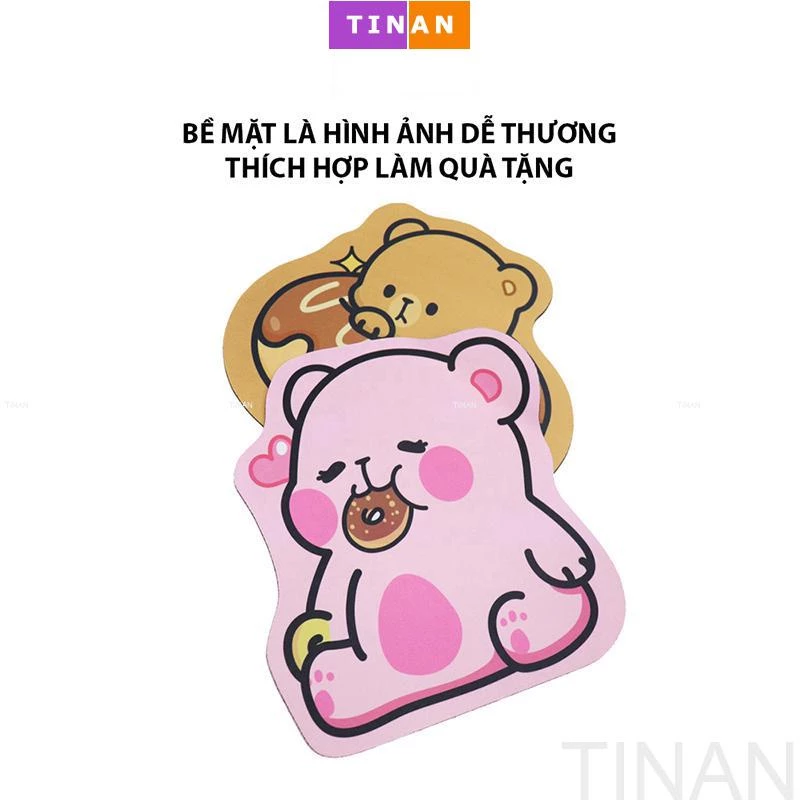 Miếng Lót Chuột Vải Nhiều Hình Đẹp, Đế Cao Su Chống Trượt, Mousepad Mềm Dày (Hình Tự Chụp)