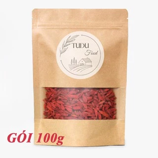 Trà kỷ tử đỏ 100g thượng hạng loại 1 chất lượng cao, thức uống bổ dưỡng đóng gói