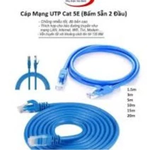 [Mã ELFLASH3 hoàn 10K xu đơn 20K] <FULL VAT> Cáp Mạng LXF Bấm Sẵn Đúc 2 đầu CAT5E- Full Box 1M/ 2M/ 5M/10M