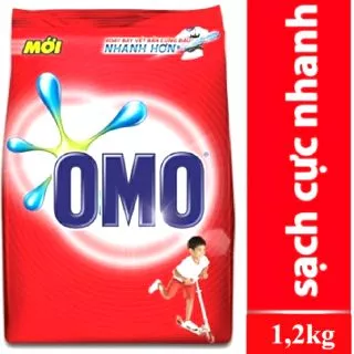 Bột giặt Omo 1,2kg. Và omo 800g.