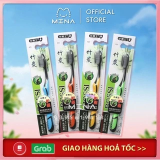 Bàn chải đánh răng than tre Bossi Hàn Quốc siêu mềm mịn - Đánh bay mảng bám hiệu quả