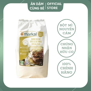 Bột mì nguyên cám hữu cơ đa dụng Markal cho bé chất lượng cao chính hãng Pháp 30073