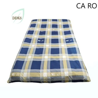 Aó bọc nệm topper Riotex vải cotton lụa nhân tạo bọc nguyên tâm nệm có dây khóa kéo ( đủ size 1m/m2/m4/m6 )