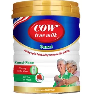 Sữa Cow True Milk CanXi 900g