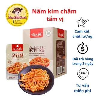 NẤM KIM CHÂM SỐT CAY TẨM VỊ ĂN LIỀN ❤️ FREE SHIP ❤️ Lùn Con Food