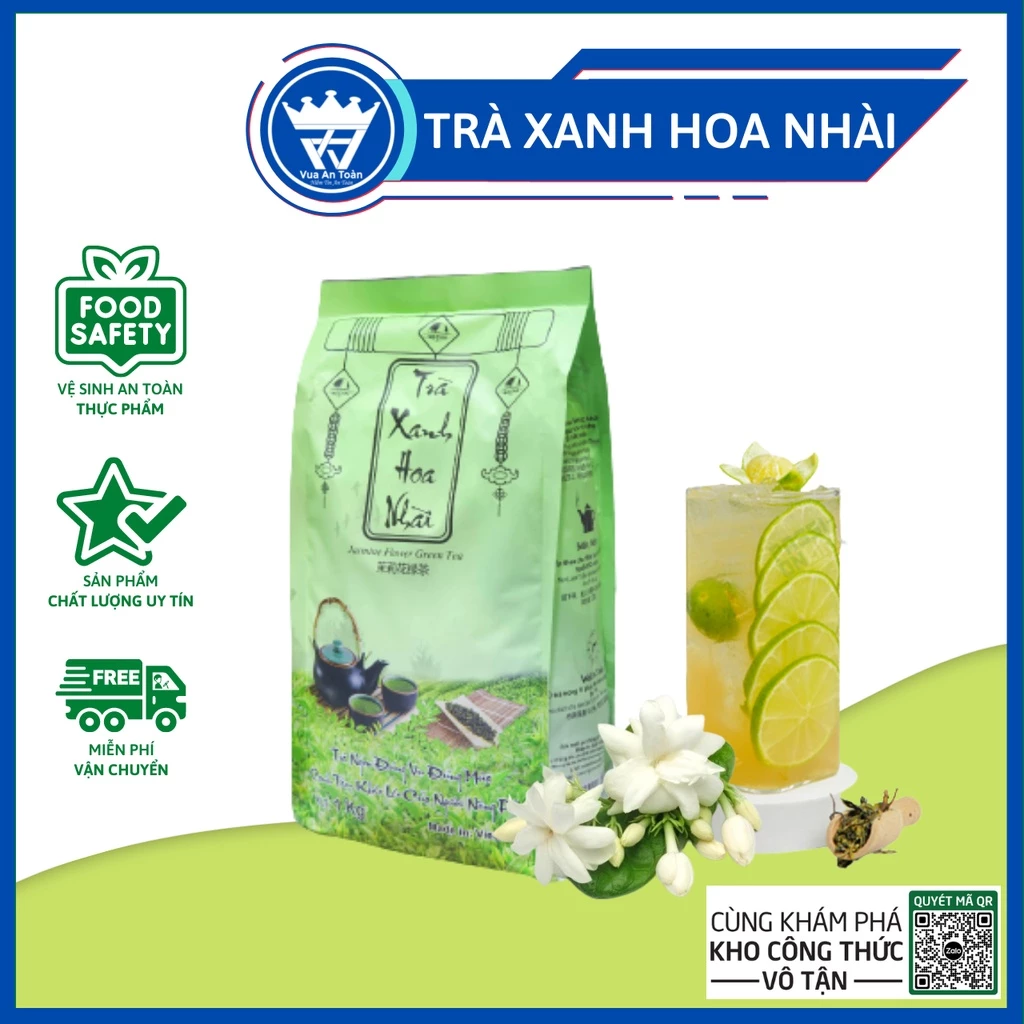 Trà Xanh Hoa Nhài WECHA, Trà Lài, Lục Trà, Trà Nhài Pha Trà Trái Cây, Hoa Quả, Trà Sữa Passion Link Hà Nội