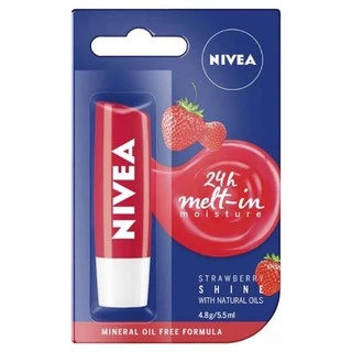 Son dưỡng môi NIVEA Fruity Shine Strawberry Lip Balm 4.8g