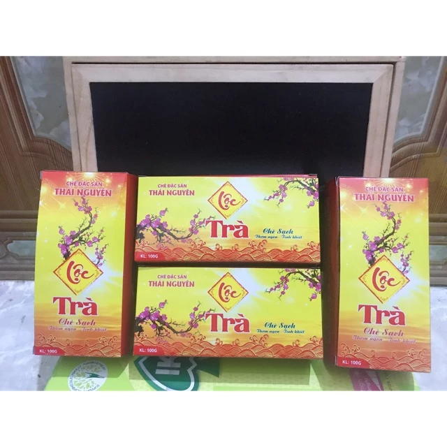 Hộp chè lễ chè tân cương thái nguyên - Chè Thái Nguyên