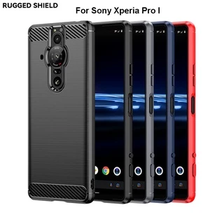 Ốp Điện Thoại Mềm In Họa Tiết Sợi Carbon Cho Sony Xperia Pro I XZ3 XZ4 Xperia 1 II III 5 II III 10 II III 10 Plus 10+