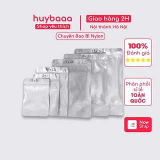 [KHUYẾN MẠI HẾT HÔM NAY] 1kg Túi Zip Bạc Đáy Đứng Đựng Thực Phẩm Túi Zip Bạc Một Mặt Trong Một Mặt Bạc Kín Khí