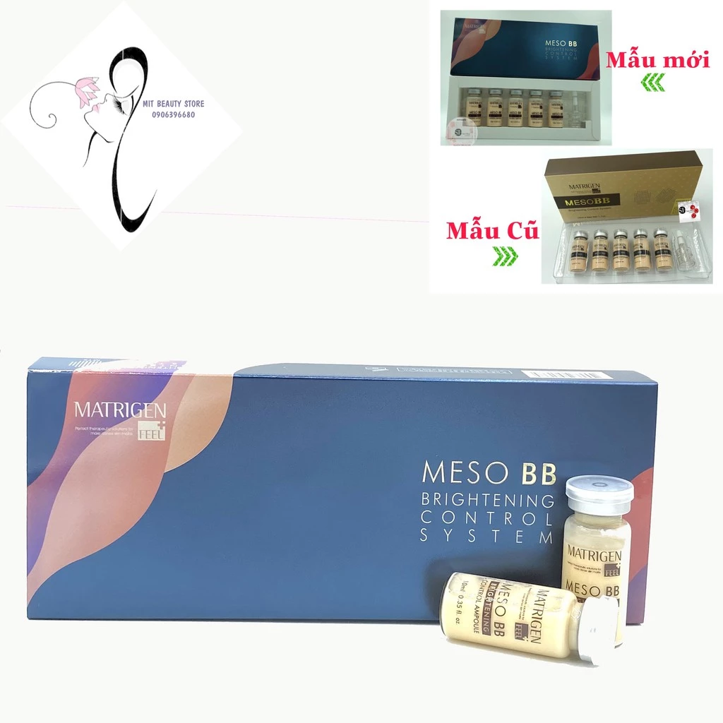 Serum cấy phấn mesowhite MESO BB MATRIGEN Hàn Quốc lọ 5ml dùng trong spa BB mẫu mới