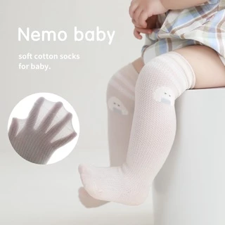 Tất ren cổ cao mùa hè trẻ em Nemo baby phong cách Hàn Quốc, phù hợp bé trai bé gái 0-3 tuổi